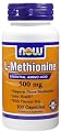 Now Foods L-Methionine 500 mg - 100 Caps 4 Pack