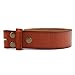 NPET Men's Classic Full-Grain Belt Genuine Leather Belt without Belt Buckle 1.5