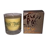 Buffalo Trace Candleberry Candle and Reusable Rocks Glass - Bourbon Roasted Pecans