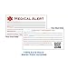My Identity Doctor Custom Engraved Womens Medical Alert Bracelet, Steel O-Link Chain, Medium 6mm