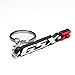 Key Rings GSXR Logo Key Fob In Rubber Motorcycle Decoration Keychain Ring for Suzuki GSXR 600 750 1000 1100 1400