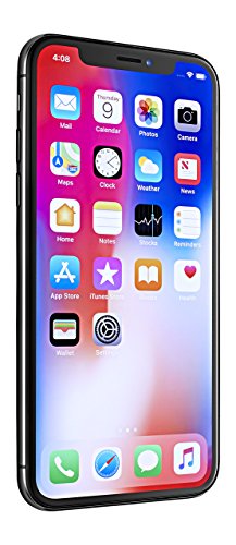 Apple iPhone X, 256GB, Space Gray - for AT&T/T-Mobile (Renewed)