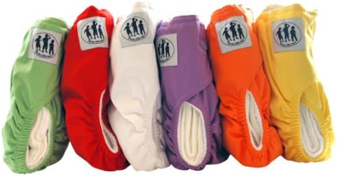 Three Little Imps"Premium Range" Cloth Nappies (including 2 inserts per nappy) - Set of 6