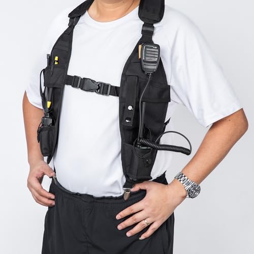Amazon.com: X-FIRE® Updated Dual Portable Radio Chest Rig Harness