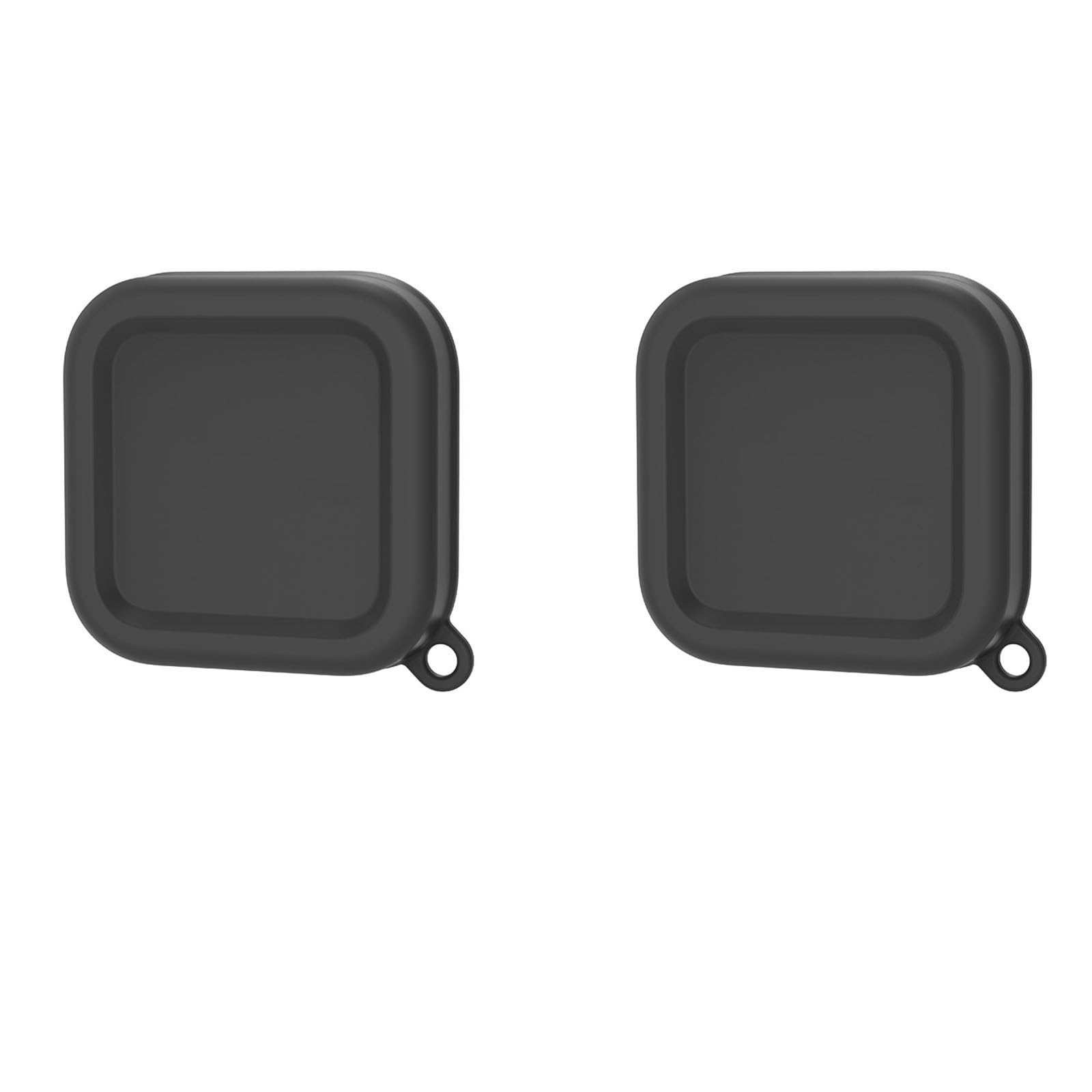 EUGOOCX 2PCS Silicone Lens Cap for Insta360 Ace Pro, Sports Camera Lens Protective Cover for Insta 360 Accessories (2PCS Black)