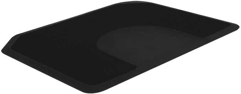 OmySalon 4'x5' - 1/2'' Thick Salon Anti Fatigue Mat for Hairstylist Standing, Barber Floor Matt with Circle Cut Out for Styling Chair, Hair Cutting Hairdressing Equipment: Kitchen & Dining