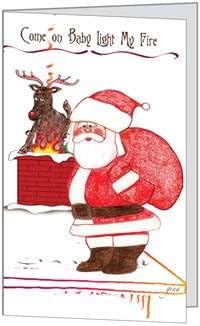 Christmas Holidays Funny Humor Wife Spouse Husband Sweetie Love Seasons Greeting Card (5x7) by QuickieCards. Always Fast FREE Shipping