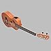 Caramel CT400 Mahogany Butterfly Style Tenor Acoustic Electric Ukulele