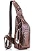BULLCAPTAIN Genuine Leather Men Bags Shoulder Sling Crossbody Bag Casual Mens Chest Bag Travel Hiking Backpack