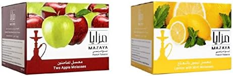 MAZAYA ( LEMON MINT &amp;TWO APPLE )- Pack- 250g …2 PACK ( TOTAL 500g )