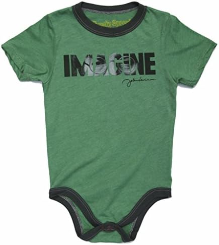 ROWDY SPROUT JOHN LENNON IMAGINE ONESIE (3-6M)