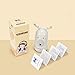 Baby Nail Kit by ARRNEW | 4-in-1 Baby Grooming Kit with Deer Case, Baby Nail Clippers, Scissor, Nail File & Tweezer | Baby Manicure Kit and Pedicure kit for Newborn, Infant & Toddler (Gray)