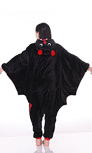 LATH.PIN Unisex Costume Animal Cosplay Onesie Adult Pajamas Anime Cartoon Sleepwear Medium Bat