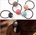 Cuhair(tm) Women' Elastic 10pcs Mushroom Head Dot Bunnies Hair Tie Hair Rope Ponytail Holder Hair Band Accessories