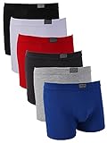 Classic Men Underwear Boxer Briefs Cotton Stretch Sports Short Trunk 6 Pack