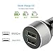 Quick Charge QC3.0 Car Charger, Dual USB Car Vehicle Quick Charging Adapter for Smart Cell Phone - Max 31.5W