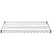 Commercial Chrome Wire Shelving 24 x 60 (2 Shelves) - NSF
