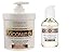Advanced Clinicals Coconut Oil Body Cream and Coconut Body oil skin care set for men and women. Large 16oz cream for face and body and 4oz body oil helps with stretch marks, scars, and blemishes.