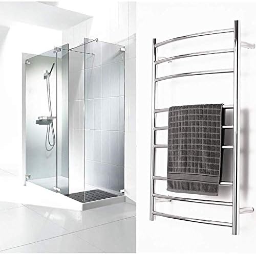 加熱タオルウォーマー ステンレス鋼壁掛けタオルウォーマー電気プラグイン ハードワイヤード加熱タオルラックは 待望 タオルと衣服を乾いた状態に保ちます