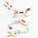 4 PCS Animal Twist Bracelet with Digital Watch - Make a Bracelet or Twist into a Pet -Pet Bracelet Kids - Surprise Collectible Bracelet Set for Gifts for Girls and Kids Toys