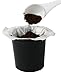 reenco 300 Disposable Replacement K-Cup Filters Compatible with Keurig K-Cup Coffee Machines, Black