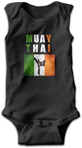 Muay Thai Irland Baby Boys Girls Sleeveless Bodysuits Rompers Outfits 12 Months