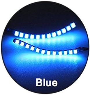 BOXMO LED Lashes Interactive Eyelashes Light,Shining Charming for Party,Bar,NightClub,Concerts,Birthday,Halloween,Christmas Ornament;Music Control Mode And Switch Mode (Blue)