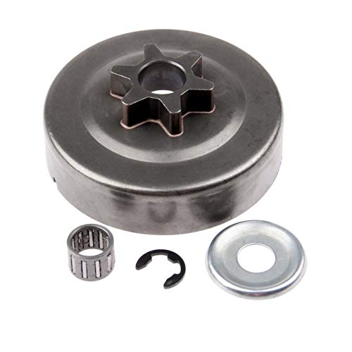 Tascoli Chainsaw Husqvarna - 3/8 6t Clutch Drum Sprocket Washer E-Clip Kit for Stihl Chainsaw 017 018 021 023 025 Ms170 Ms180 Ms210 Ms230 Ms250 1123 - Thumbnail 4