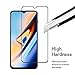 [2-Pack] Jbao Direct Oneplus 6T/Oneplus 7 Screen Protector, 9H Hardness [Scratch Resistant][Anti-Fingerprint] [Bubble Free][Ultra Thin][Full Coverage] Tempered Glass for Oneplus 6T/Oneplus 7(Black)