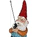 Floyd the Fishing Gnome, 12-Inch Tall by Sunnydaze Decor