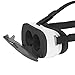 Chenci 3D VR Virtual Reality Glasses For 3D Movies and Games(Focal and Pupil Distance Adjustable Strap for 4.0-6.5 Inches Smartphone for iPhone Samsung Moto LG Nexus HTC Huawei etc. [White]