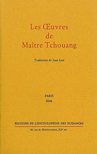 les oeuvres de Maître Tchouang by JEAN TRADUCTION DE LEVI