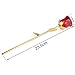 NUOLUX Valentines Day Gift,Crystal Rose Flower for Her (Red)
