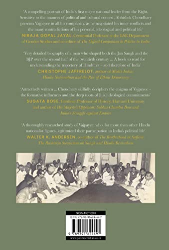 Vajpayee: The Ascent of the Hindu Right, 1924–1977 (Winner of the 2023 Tata Literature Live! First Book Award) 1