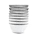 Eoonfirst Silver Foil Cupcake Case Liners Baking Muffin Paper Cups 198 Pcs
