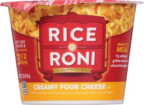 RICE-A-RONI CREAMY FOUR CHEESE RICE BLEND, 2.25 OUNCE
