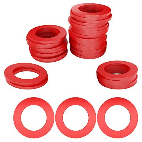 CandyHome 30 Pack Garden Hose Washers, Rubber Hose Washers Stop Leaking Garden Hoses & Faucets