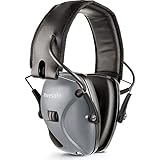 Awesafe Electronic Shooting Earmuff, Noise Reduction Sound Amplification Electronic Safety Ear Muffs, Ear Protection, NRR 22 dB, Ideal for Shooting and Hunting, Grey …