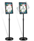 Sign Stand, 2 Pack Adjustable Sign Holder Stand