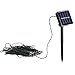 Goodia Solar String Lights, 40ft 12m 100 LED Waterproof Ambiance Lighting for Outdoor,Bedroom,Patio,Lawn,Landscape,Fairy Garden,Home,Wedding,Holiday,Christmas Tree,Party