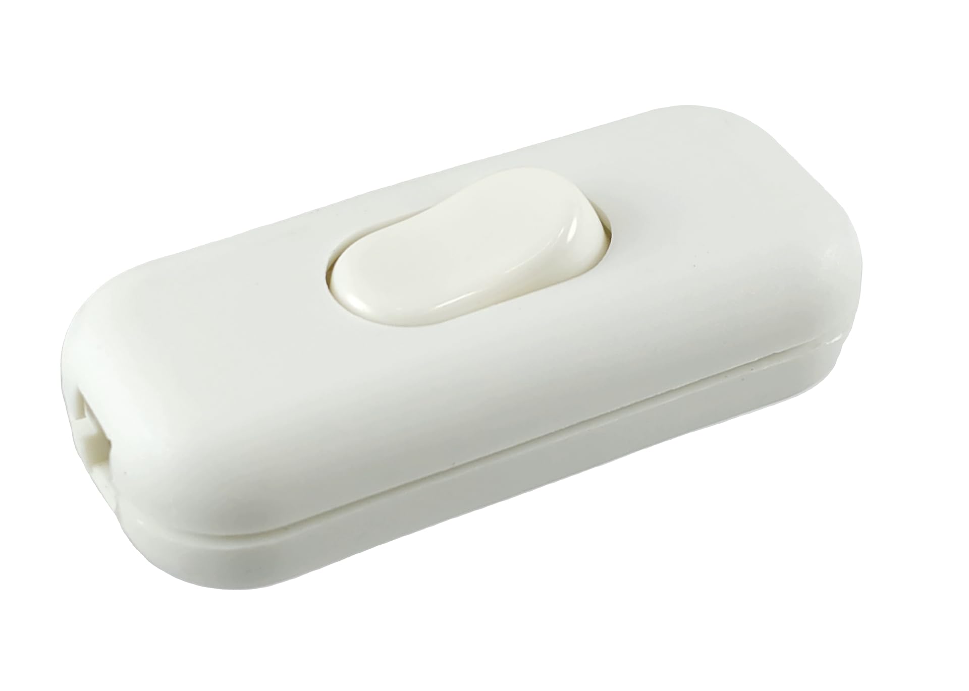 Intermediate Switch White, 3-Pin (2) Housing and Contacts with Screws, 6 A, 250 V~, Cord Intermediate Switch with Rocker On/Off Fits LED