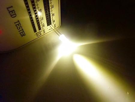 Amazon Co Jp F5mm砲弾型led 電球色ウォームホワイト 50個セット 自作基盤 電子工作 ルームランプ ツバ付き ゴールド ｄｉｙ ｍｃｄ 暖白色 車 バイク