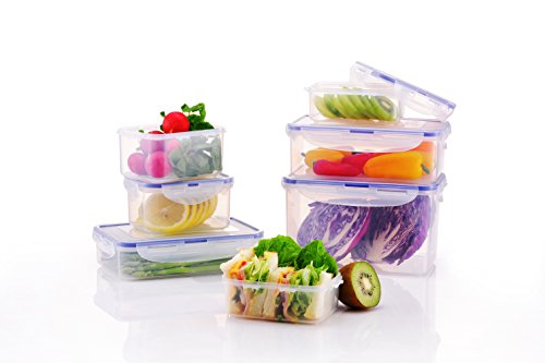 Lock n Lock Food Container with Drain Grate, Water Tight Lid HPL842, 4.1-cup / 1L