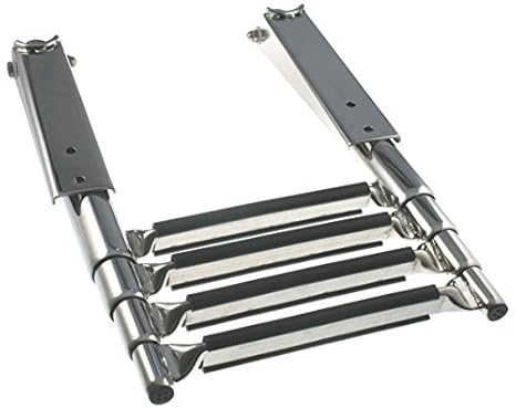 Badeleiter Teleskopleiter Badeplattform Edelstahl A4 4 Stufen ARBO-INOX