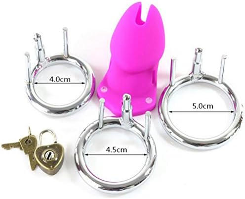 Male equipment boutique Silicone cover and 3 stainless steel rings adult sex toys