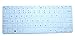 Keyboard Silicone Cover for Dell Inspiron 13-7347 13-7348 13-7352 13-7353 13-7359 15-7547 15-7548 i7347 i7348 i7352 i7353 i7359 i7547 i7548, DELL XPS 13-9343 13-9350 13-9360 13.3" Laptop, White