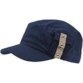 The Vintage Year Washed Cadet Cotton Twill Adjustable Military Radar Caps
