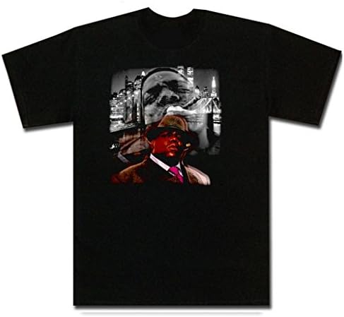 World Star HipHop Biggie Smalls Brooklyn Bridge Hip Hop T Shirt Black M