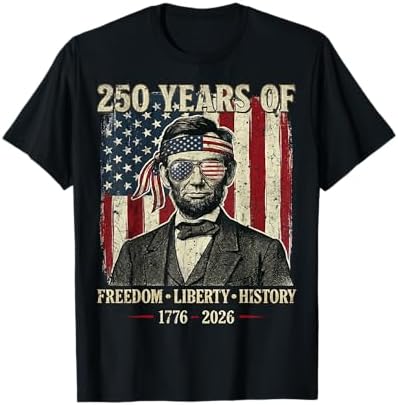 Amazon.com: 250 Years of Freedom Liberty History Abraham Lincoln