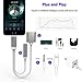 for iPhone 3.5mm Headphone Jack Adapter for iPhone Lightnįng to 3.5 mm for iPhone Adapter Dongle 2 in 1 Converter Splitter Cable Aux Audio Adaptor for iPhone 7 Plus/8/ X/R/XS Max for iOS 12 or Laterthumb 2